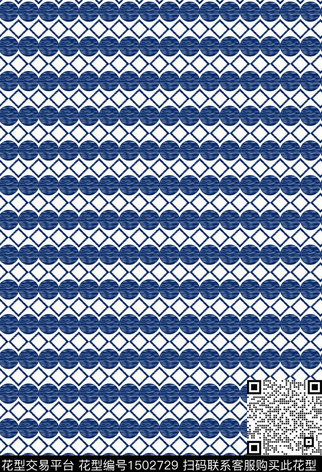 几何女装传统印花华亿平台下载（图片编号: 1502729） - 瓦栏（Walan）