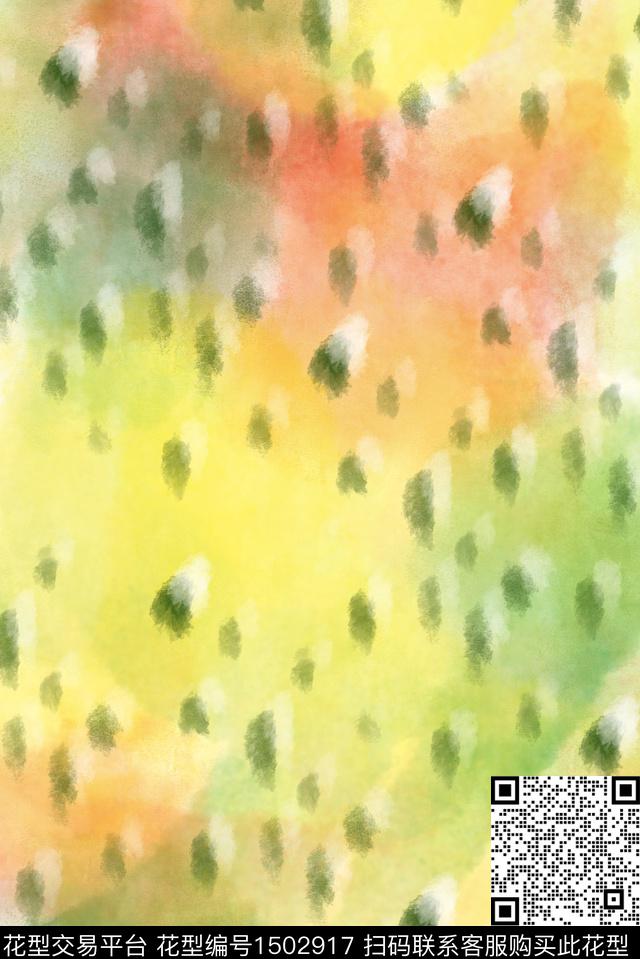 扎染华亿平台民族风花卉数码印花华亿平台下载（图片编号: 1502917） - 瓦栏（Walan）