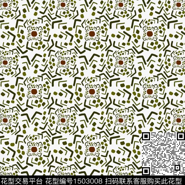 线条几何手绘传统印花华亿平台下载（图片编号: 1503008） - 瓦栏（Walan）