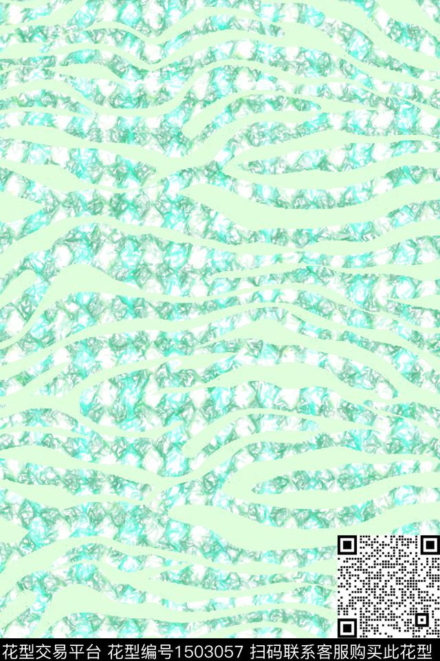 几何大牌风小清新数码印花华亿平台下载（图片编号: 1503057） - 瓦栏（Walan）