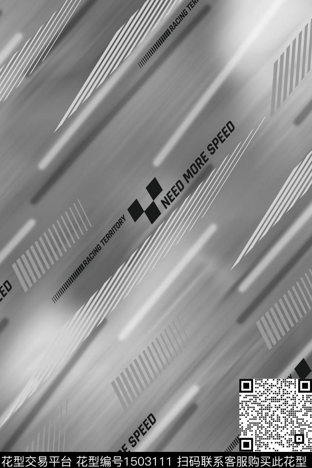 字母肌理男装数码印花华亿平台下载（图片编号: 1503111） - 瓦栏（Walan）