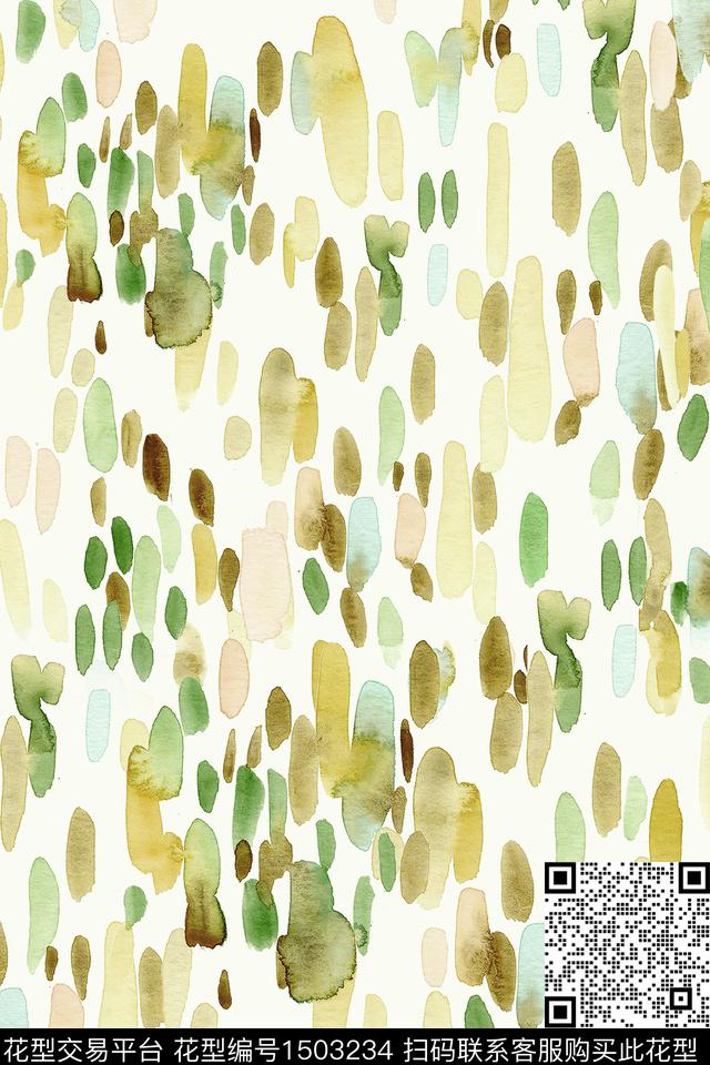 几何小清新真丝数码印花华亿平台下载（图片编号: 1503234） - 瓦栏（Walan）