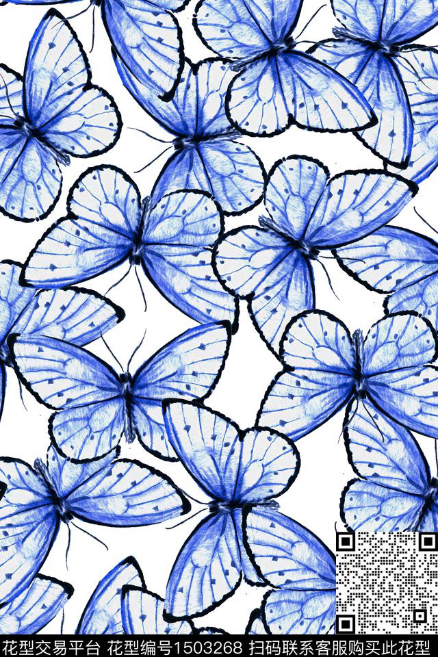 动物大牌风小清新数码印花华亿平台下载（图片编号: 1503268） - 瓦栏（Walan）