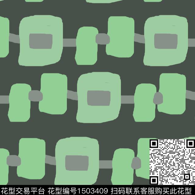 格子几何手绘传统印花华亿平台下载（图片编号: 1503409） - 瓦栏（Walan）