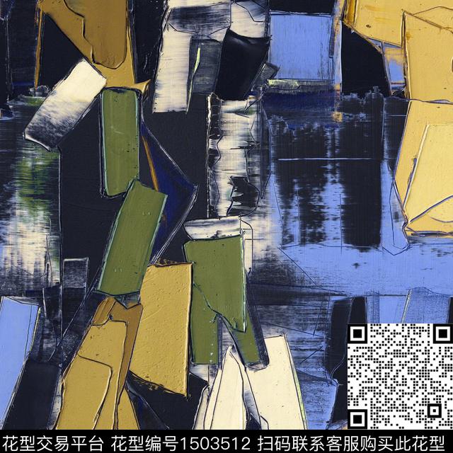 字母迷彩暗调肌理数码印花华亿平台下载（图片编号: 1503512） - 瓦栏（Walan）