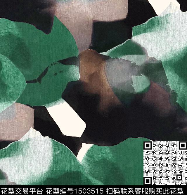 暗调肌理几何数码印花华亿平台下载（图片编号: 1503515） - 瓦栏（Walan）