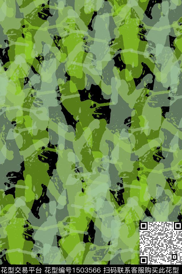 抽象男装户外家居服传统印花华亿平台下载（图片编号: 1503566） - 瓦栏（Walan）