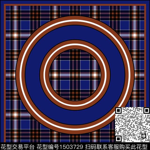 定位花几何简约传统印花华亿平台下载（图片编号: 1503729） - 瓦栏（Walan）