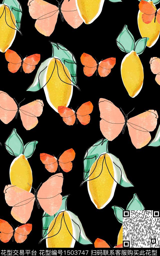 数码华亿平台花卉大牌风数码印花华亿平台下载（图片编号: 1503747） - 瓦栏（Walan）