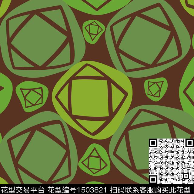 格子几何商务传统印花华亿平台下载（图片编号: 1503821） - 瓦栏（Walan）