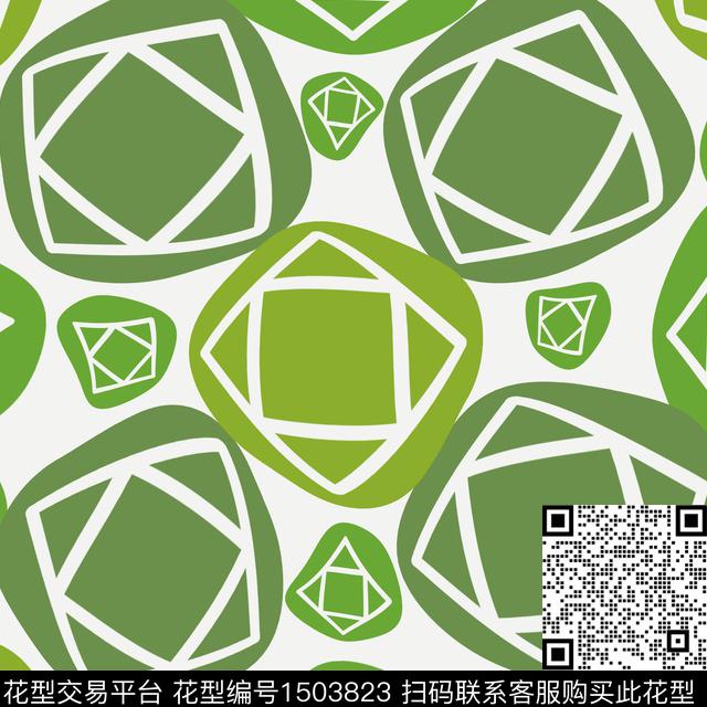 格子几何商务传统印花华亿平台下载（图片编号: 1503823） - 瓦栏（Walan）