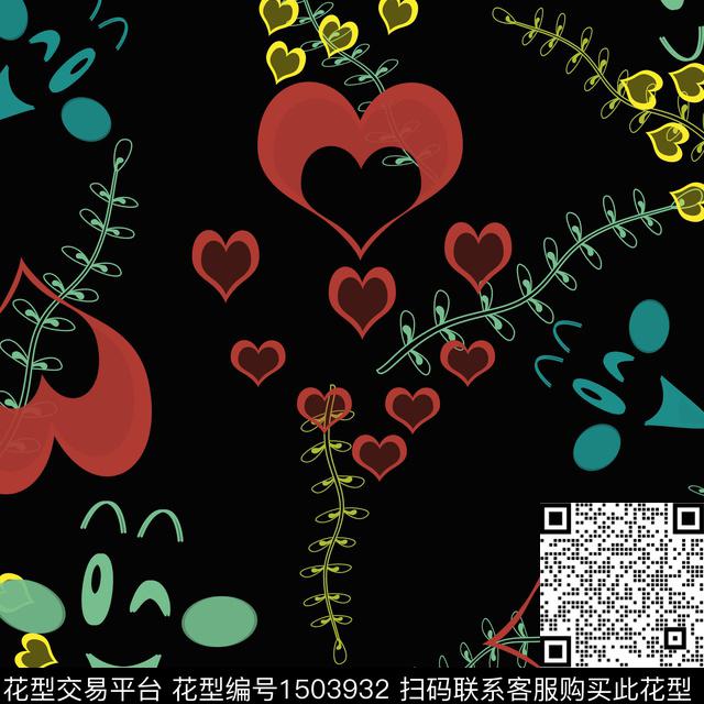 爱心水草趣味数码印花华亿平台下载（图片编号: 1503932） - 瓦栏（Walan）