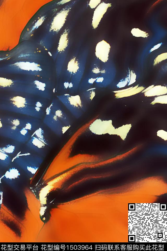 动物纹抽象配饰数码印花华亿平台下载（图片编号: 1503964） - 瓦栏（Walan）