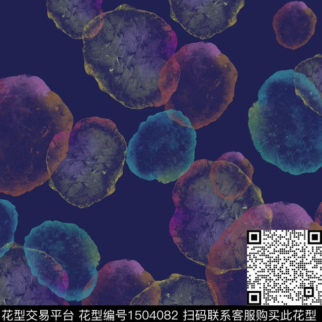 几何抽象趣味数码印花华亿平台下载（图片编号: 1504082） - 瓦栏（Walan）