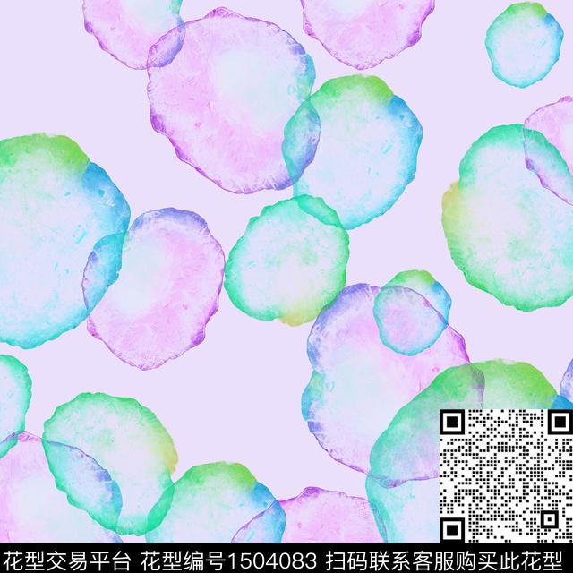 几何抽象趣味数码印花华亿平台下载（图片编号: 1504083） - 瓦栏（Walan）