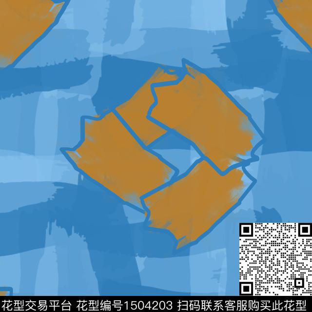 线条几何肌理传统印花华亿平台下载（图片编号: 1504203） - 瓦栏（Walan）