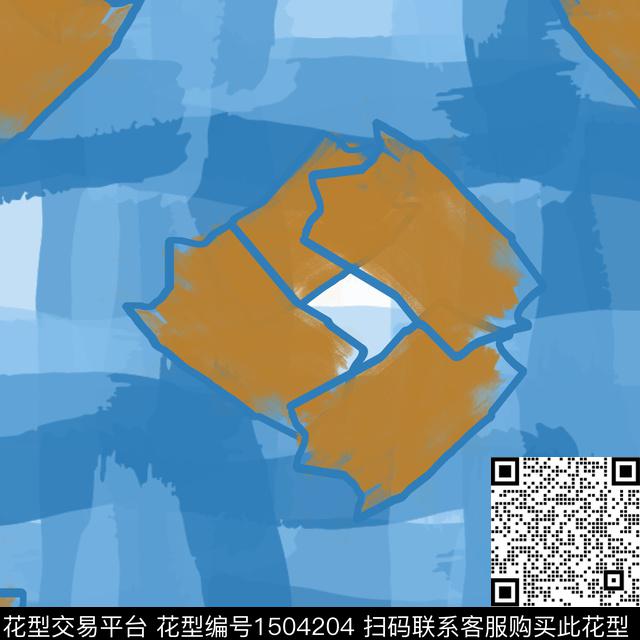 线条几何肌理传统印花华亿平台下载（图片编号: 1504204） - 瓦栏（Walan）