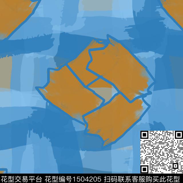 线条几何肌理传统印花华亿平台下载（图片编号: 1504205） - 瓦栏（Walan）