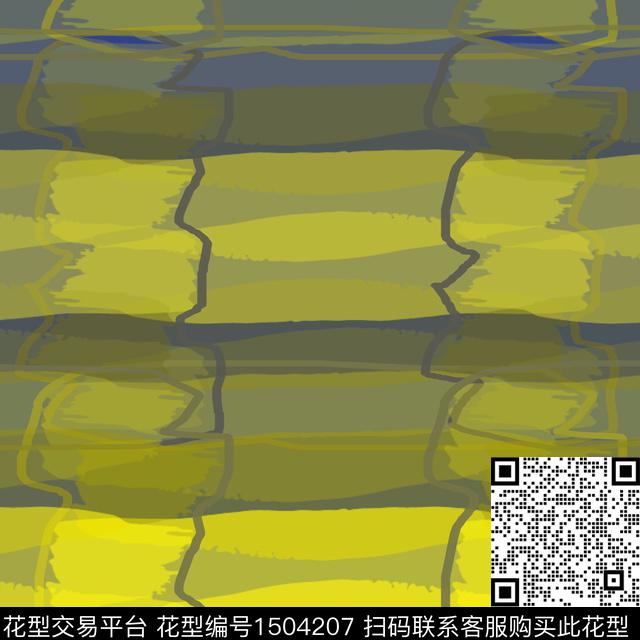 线条几何肌理数码印花华亿平台下载（图片编号: 1504207） - 瓦栏（Walan）