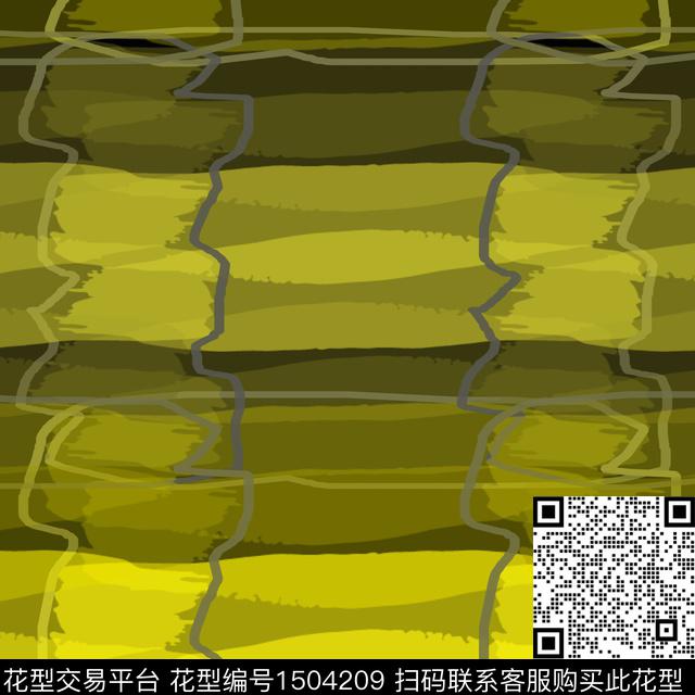 线条几何肌理数码印花华亿平台下载（图片编号: 1504209） - 瓦栏（Walan）