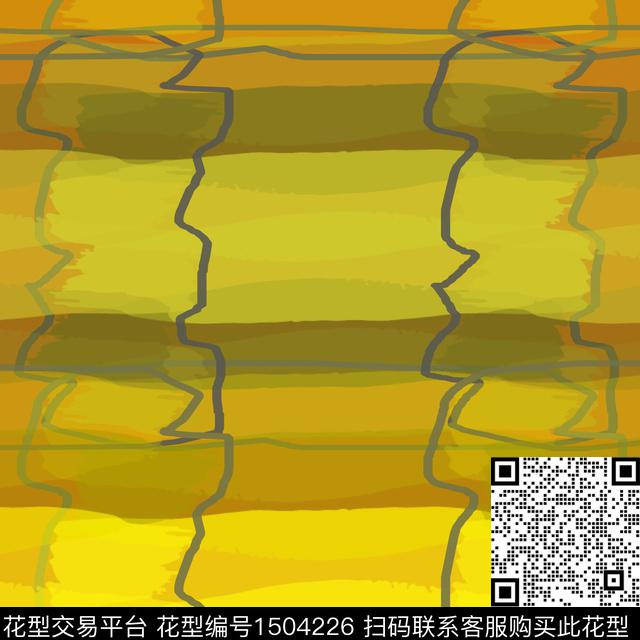 线条几何肌理数码印花华亿平台下载（图片编号: 1504226） - 瓦栏（Walan）