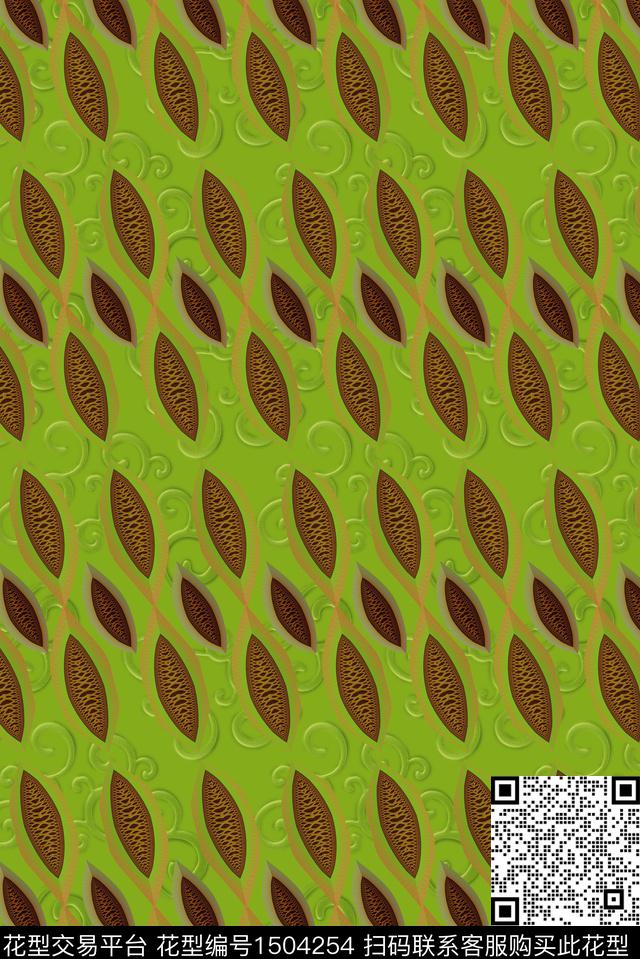 渐变几何民族风数码印花华亿平台下载（图片编号: 1504254） - 瓦栏（Walan）