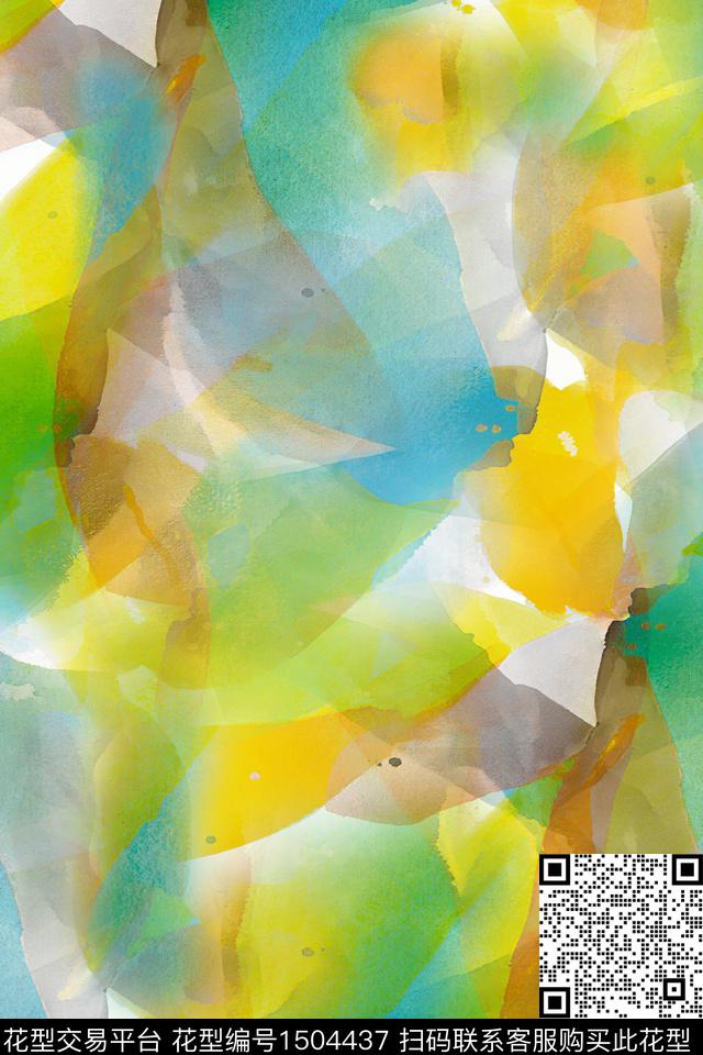 肌理抽象小清新数码印花华亿平台下载（图片编号: 1504437） - 瓦栏（Walan）