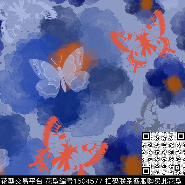 笔触趣味小碎花数码印花华亿平台下载（图片编号: 1504577） - 瓦栏（Walan）