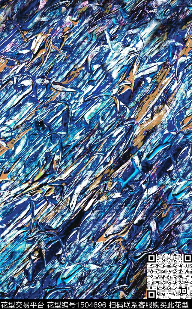 几何大牌风条纹数码印花华亿平台下载（图片编号: 1504696） - 瓦栏（Walan）