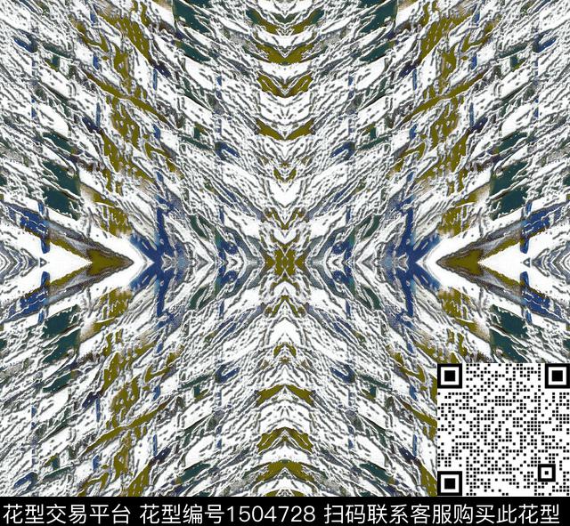 几何大牌风潮牌数码印花华亿平台下载（图片编号: 1504728） - 瓦栏（Walan）