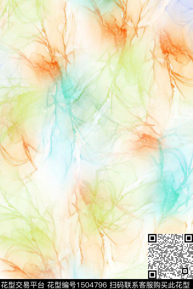 水彩肌理简约数码印花华亿平台下载（图片编号: 1504796） - 瓦栏（Walan）