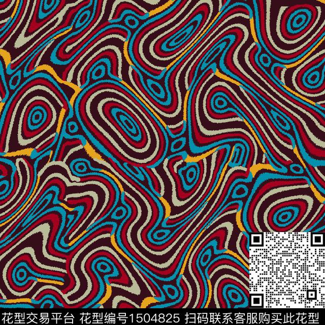 时尚几何女装传统印花华亿平台下载（图片编号: 1504825） - 瓦栏（Walan）