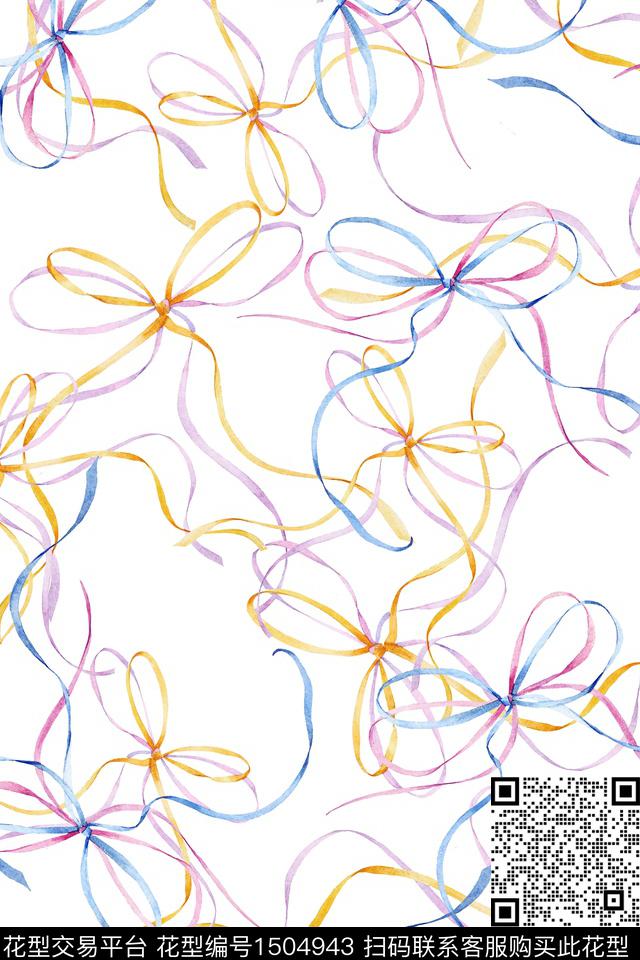 炫彩水彩肌理数码印花华亿平台下载（图片编号: 1504943） - 瓦栏（Walan）