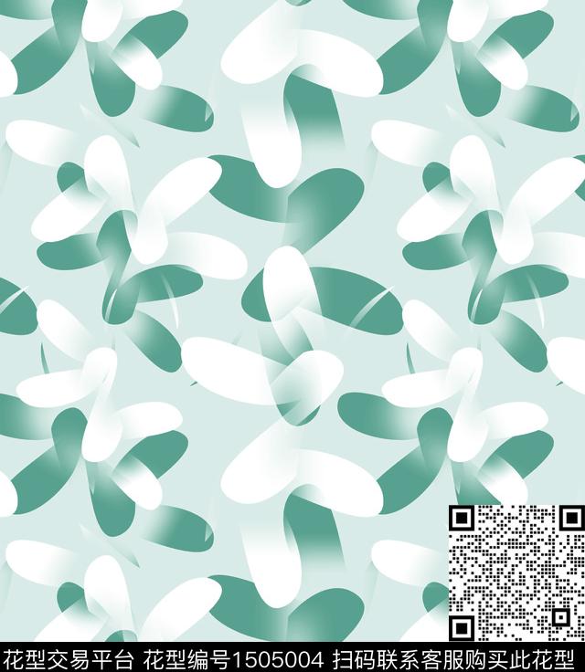 抽象女装满版数码印花华亿平台下载（图片编号: 1505004） - 瓦栏（Walan）