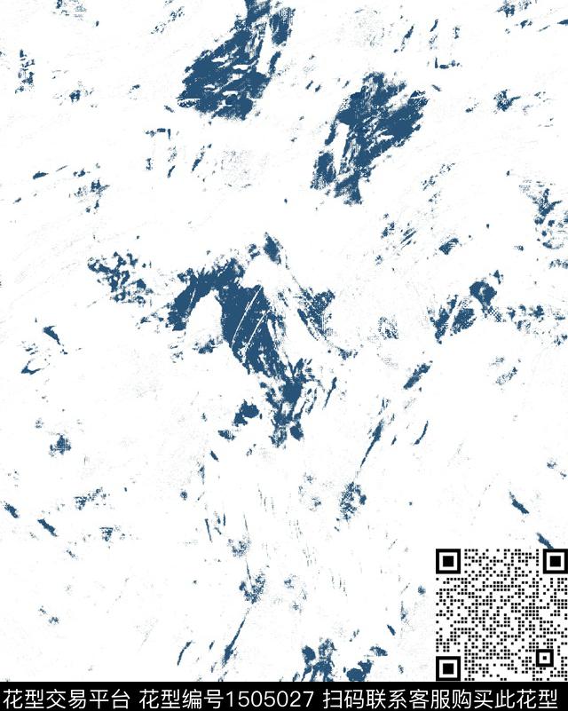 写意大牌风抽象数码印花华亿平台下载（图片编号: 1505027） - 瓦栏（Walan）