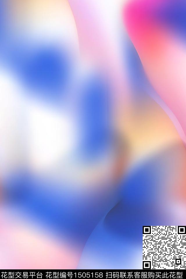 肌理抽象小清新数码印花华亿平台下载（图片编号: 1505158） - 瓦栏（Walan）