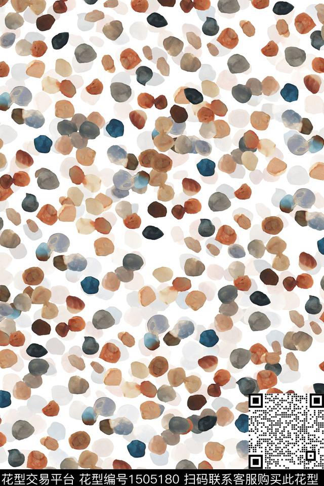 几何抽象小清新数码印花华亿平台下载（图片编号: 1505180） - 瓦栏（Walan）