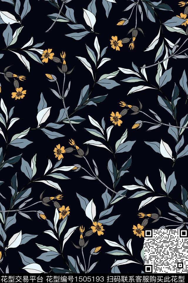 女装花卉小碎花数码印花华亿平台下载（图片编号: 1505193） - 瓦栏（Walan）