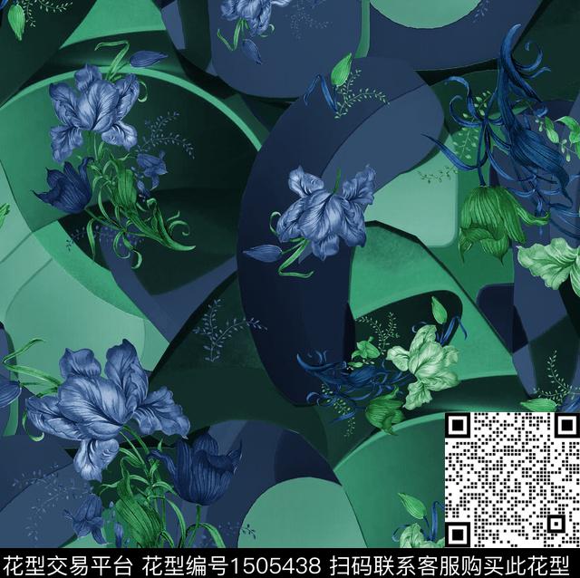 香云纱郁金香真丝数码印花华亿平台下载（图片编号: 1505438） - 瓦栏（Walan）