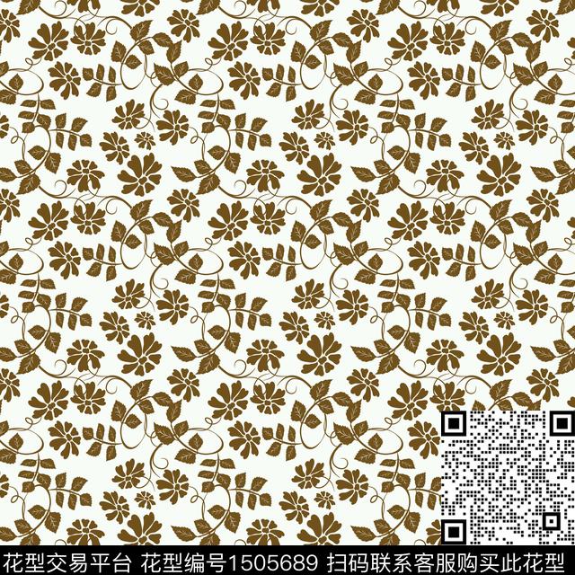 传统纹样民族风小碎花传统印花华亿平台下载（图片编号: 1505689） - 瓦栏（Walan）
