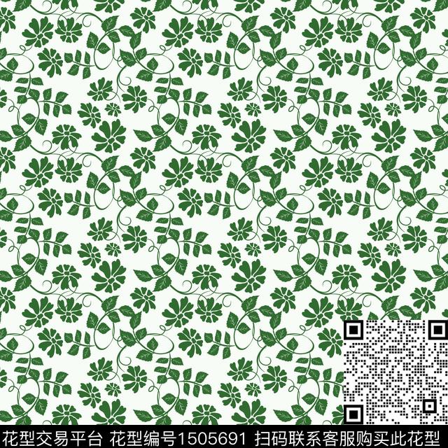 传统纹样民族风小碎花传统印花华亿平台下载（图片编号: 1505691） - 瓦栏（Walan）