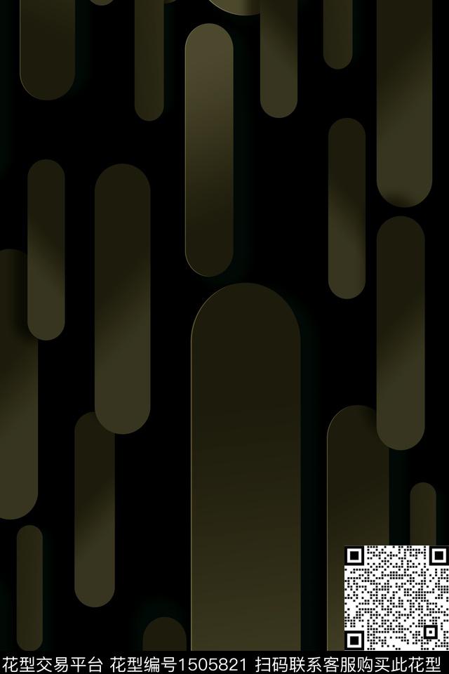 几何大牌风抽象数码印花华亿平台下载（图片编号: 1505821） - 瓦栏（Walan）