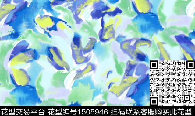 抽象年轻女性数码印花华亿平台下载（图片编号: 1505946） - 瓦栏（Walan）