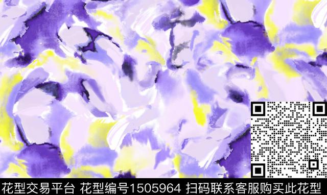 花卉大牌风高级感数码印花华亿平台下载（图片编号: 1505964） - 瓦栏（Walan）