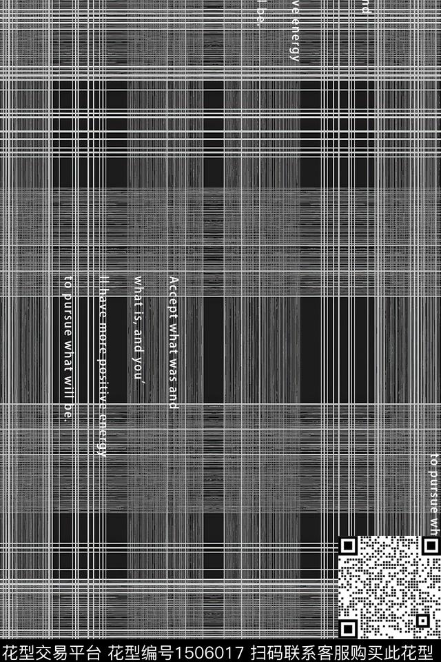 字母格子男装数码印花华亿平台下载（图片编号: 1506017） - 瓦栏（Walan）