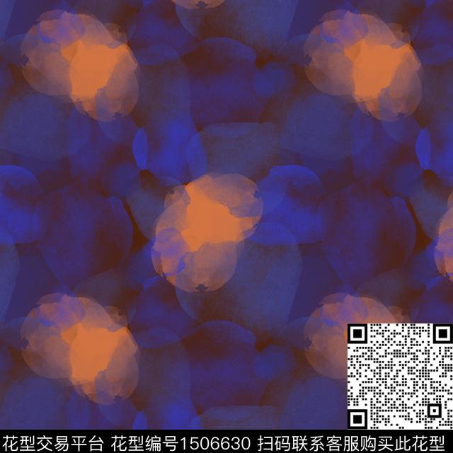 肌理笔触抽象数码印花华亿平台下载（图片编号: 1506630） - 瓦栏（Walan）