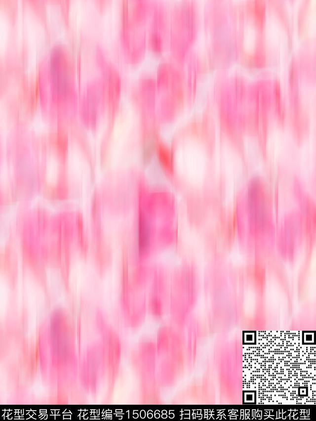 渐变淑女粉色数码印花华亿平台下载（图片编号: 1506685） - 瓦栏（Walan）
