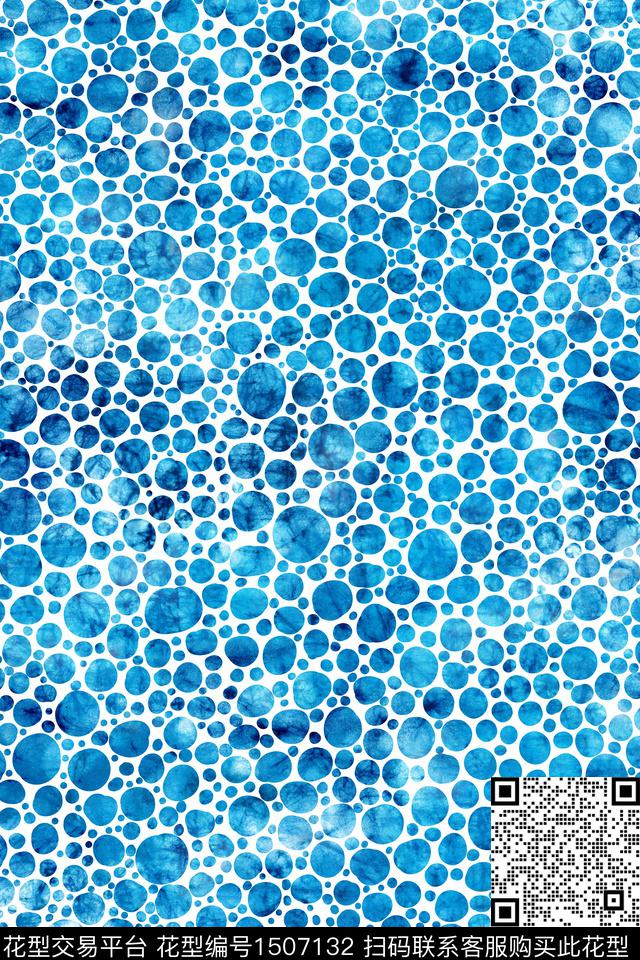 波点年轻女性数码印花华亿平台下载（图片编号: 1507132） - 瓦栏（Walan）