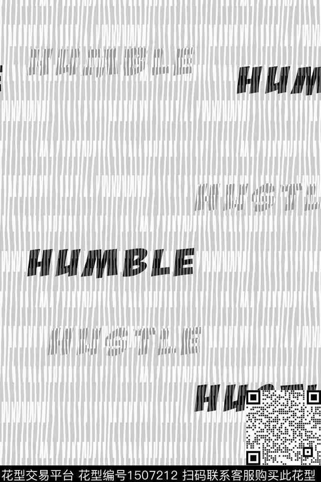 字母肌理男装数码印花华亿平台下载（图片编号: 1507212） - 瓦栏（Walan）