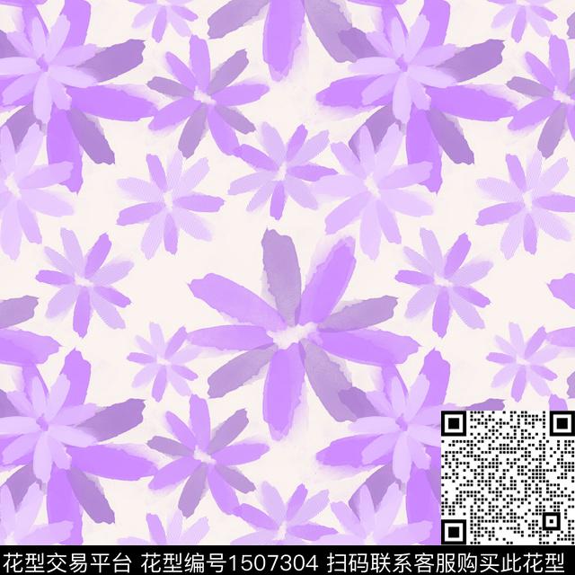 花卉手绘小碎花传统印花华亿平台下载（图片编号: 1507304） - 瓦栏（Walan）